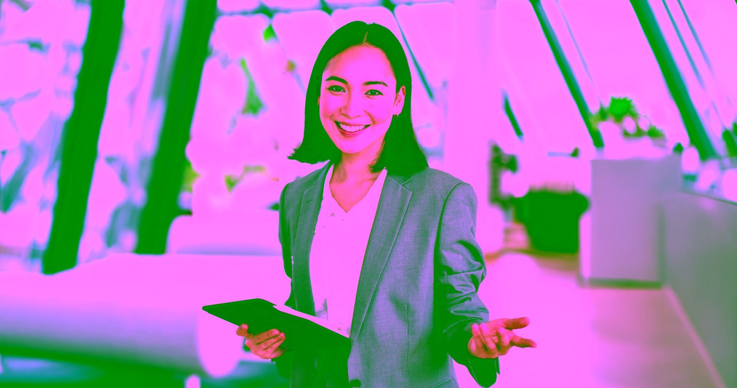 Female Hospitality Business Manager in the workplace.